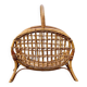 Vintage bamboo and wicker magazine rack