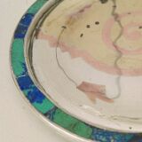 Gold silver metal copper dinanderie cup