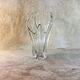 Vase en cristal style Daum forme libre
