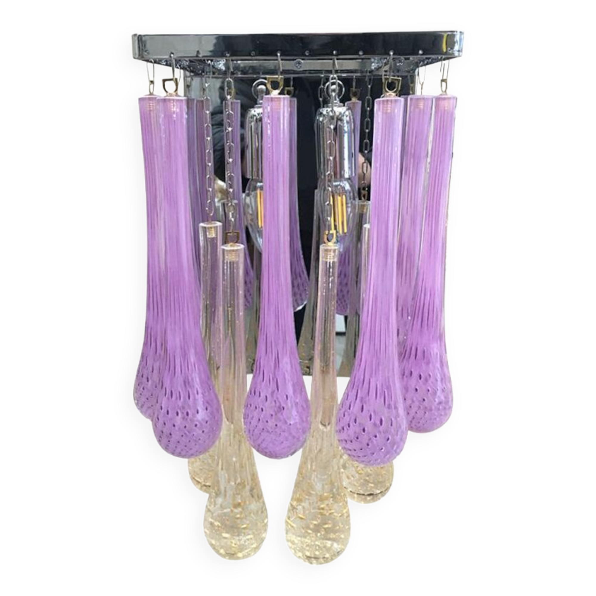 Murano glass wall sconce