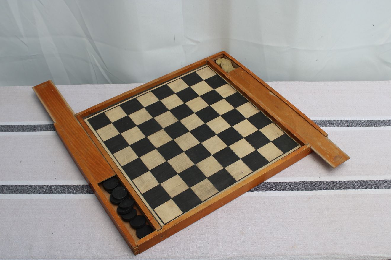 Old checkers game