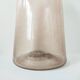 Frosted pale pink glass carafe 29 cm