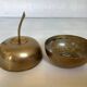 Brass apple catchall box