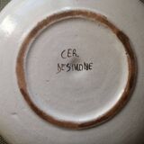 Glazed terracotta bowl/centerpiece - Giovanni Desimone - Italy - 1960s