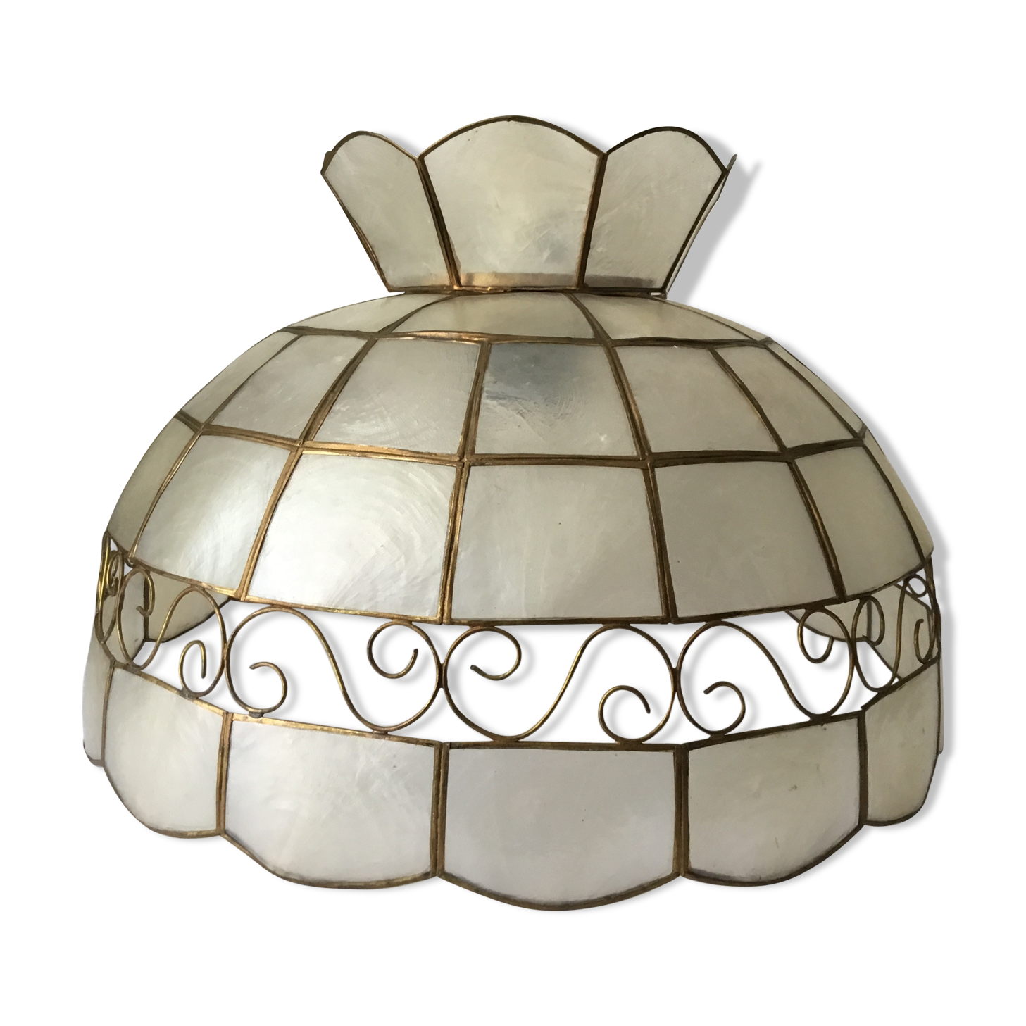 Nacre hanging lamp