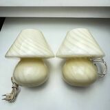 Lampes de table champignon Vetri Venini Murano