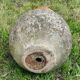 Old jar of Biot glazed pottery with drips