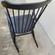 Rocking chair vintage noir 1950