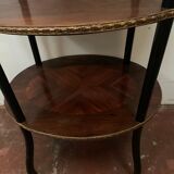 Saddle Napoleon III has three trays in marquetry XX century