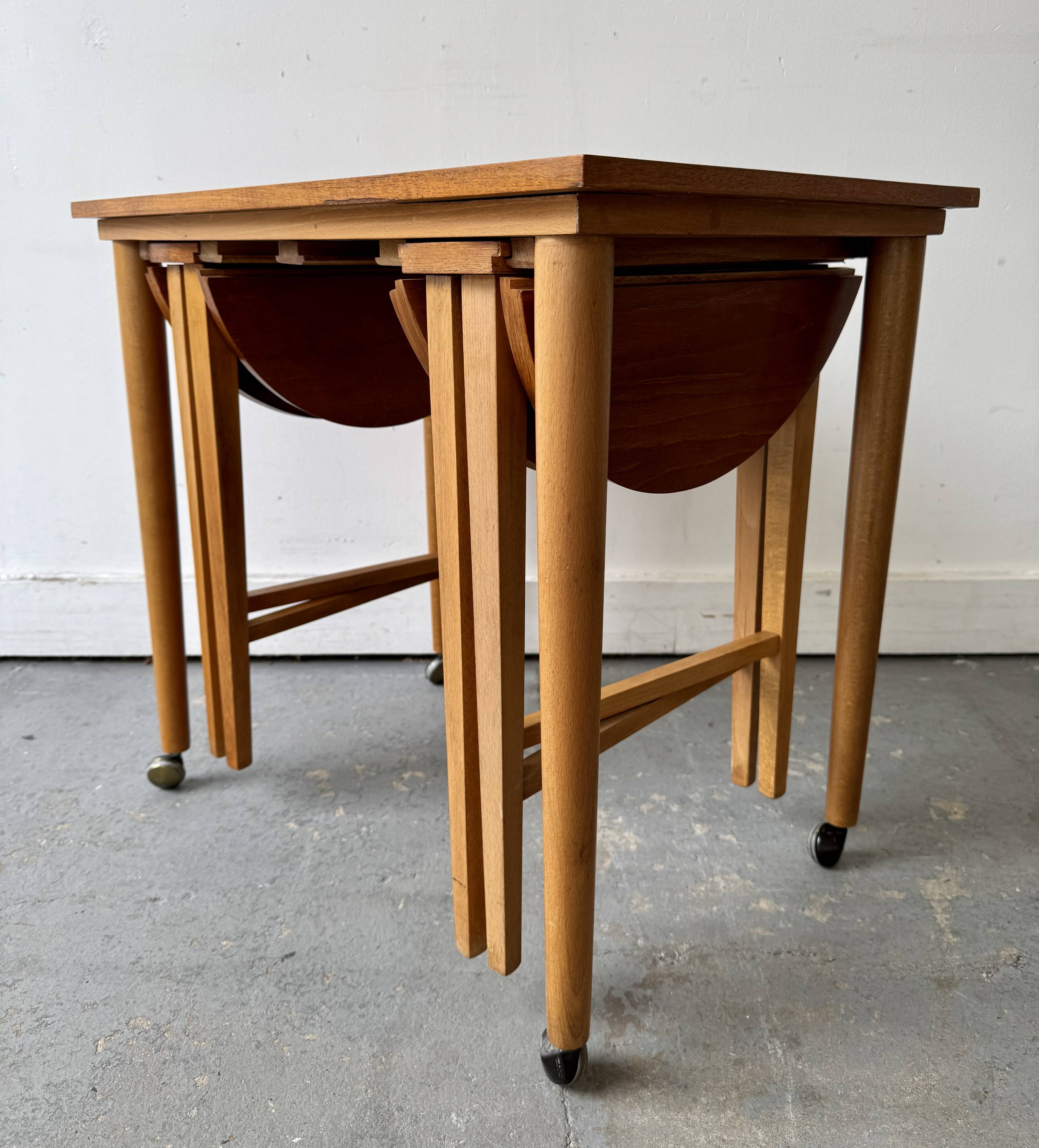 Vintage Nesting Tables by Nový Domov