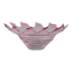 Vintage Rose Murano Mid-Century Decorative Bowl Plate, Italy, 1960s