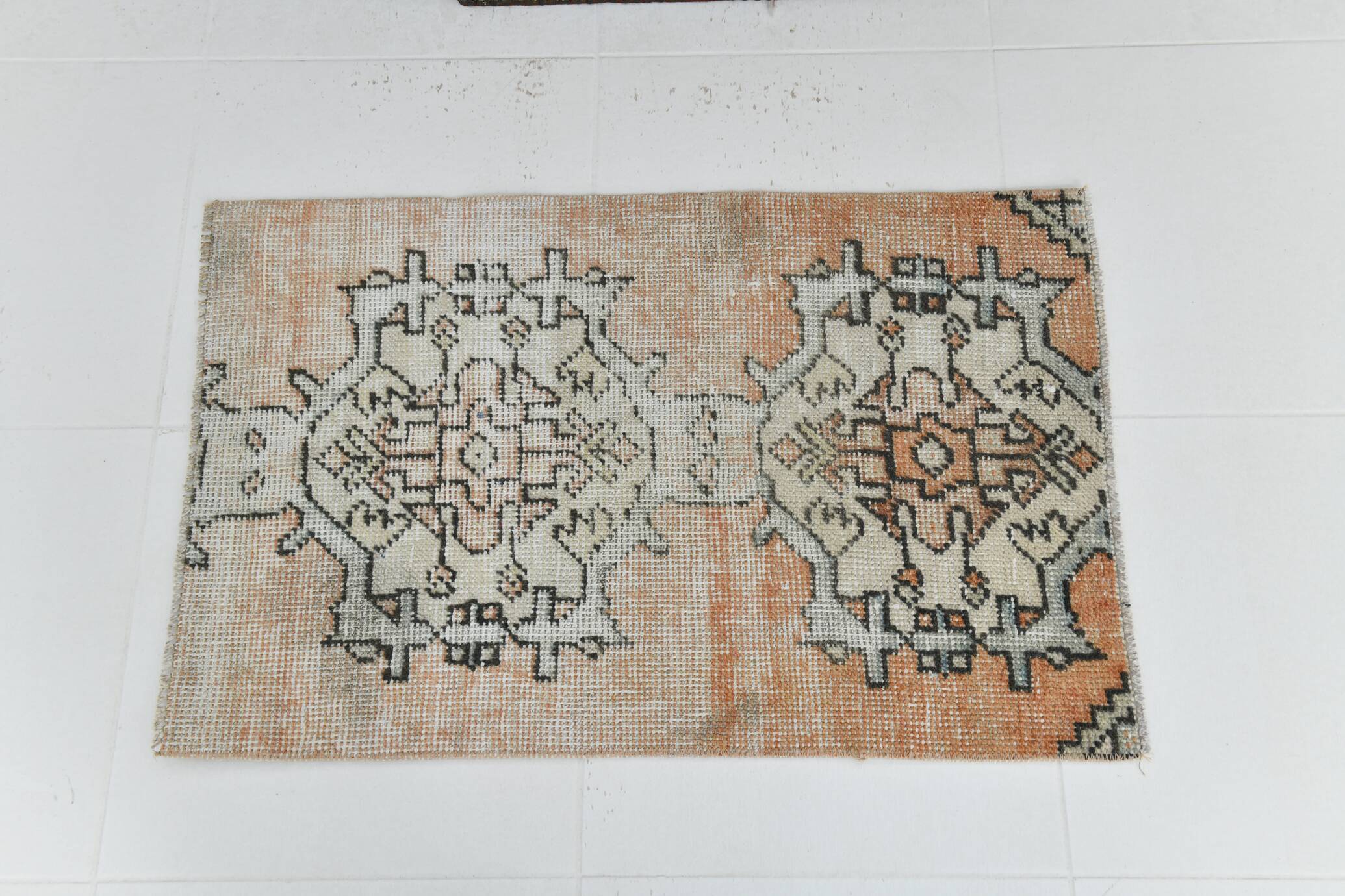 Tapis 2x3 pour extérieur, tapis Vintage de couleur douce, 54x84Cm SK23090