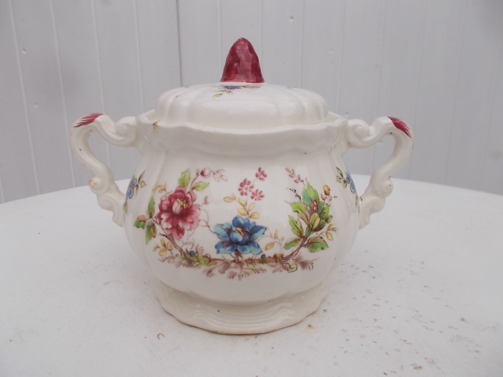 Sugar bowl Sarreguemines