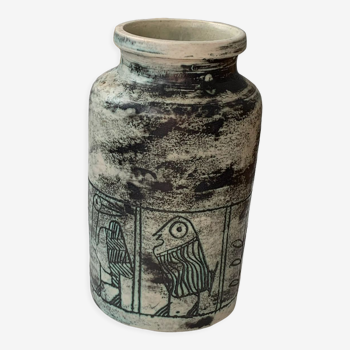 Vase à décor tournant de Jacques Blin