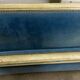 Directoire style bed in patinated beech, 20th century