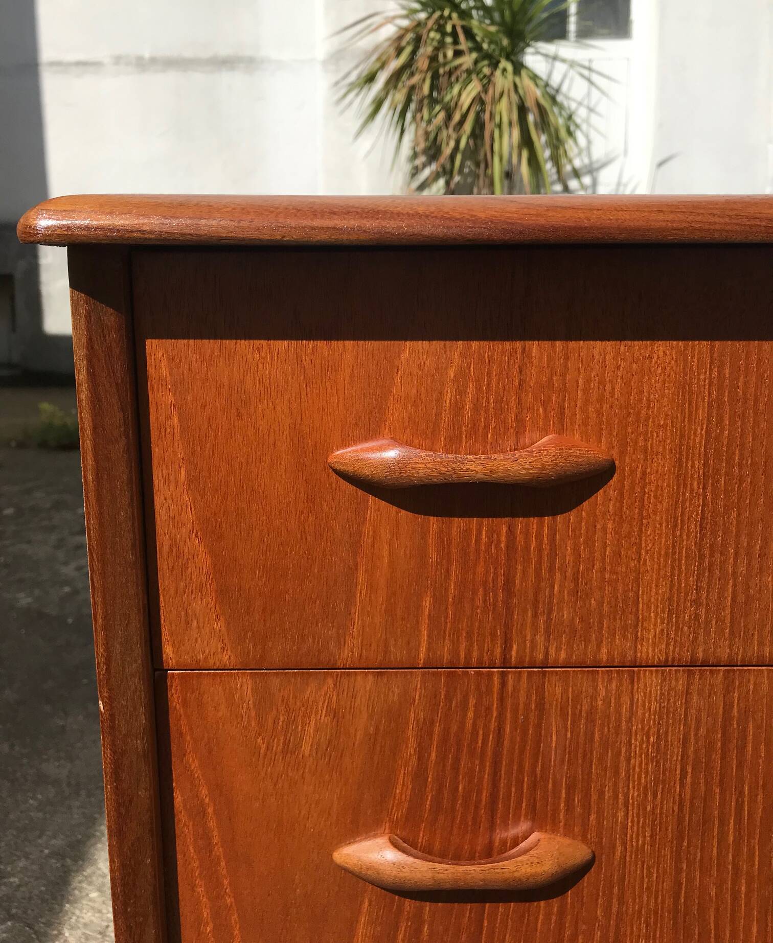 Small English teak sideboard from the 1960s.