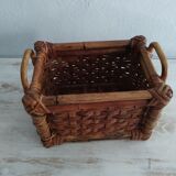 Bamboo storage basket