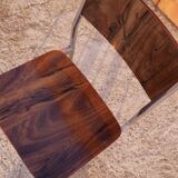 5 chairs vintage wood and metal