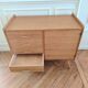 Renovated vintage sideboard, Scandinavian style, 1960s