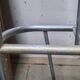 Aluminum floor coat rack