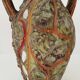 Vintage 70s amphora vase with volcanic effect