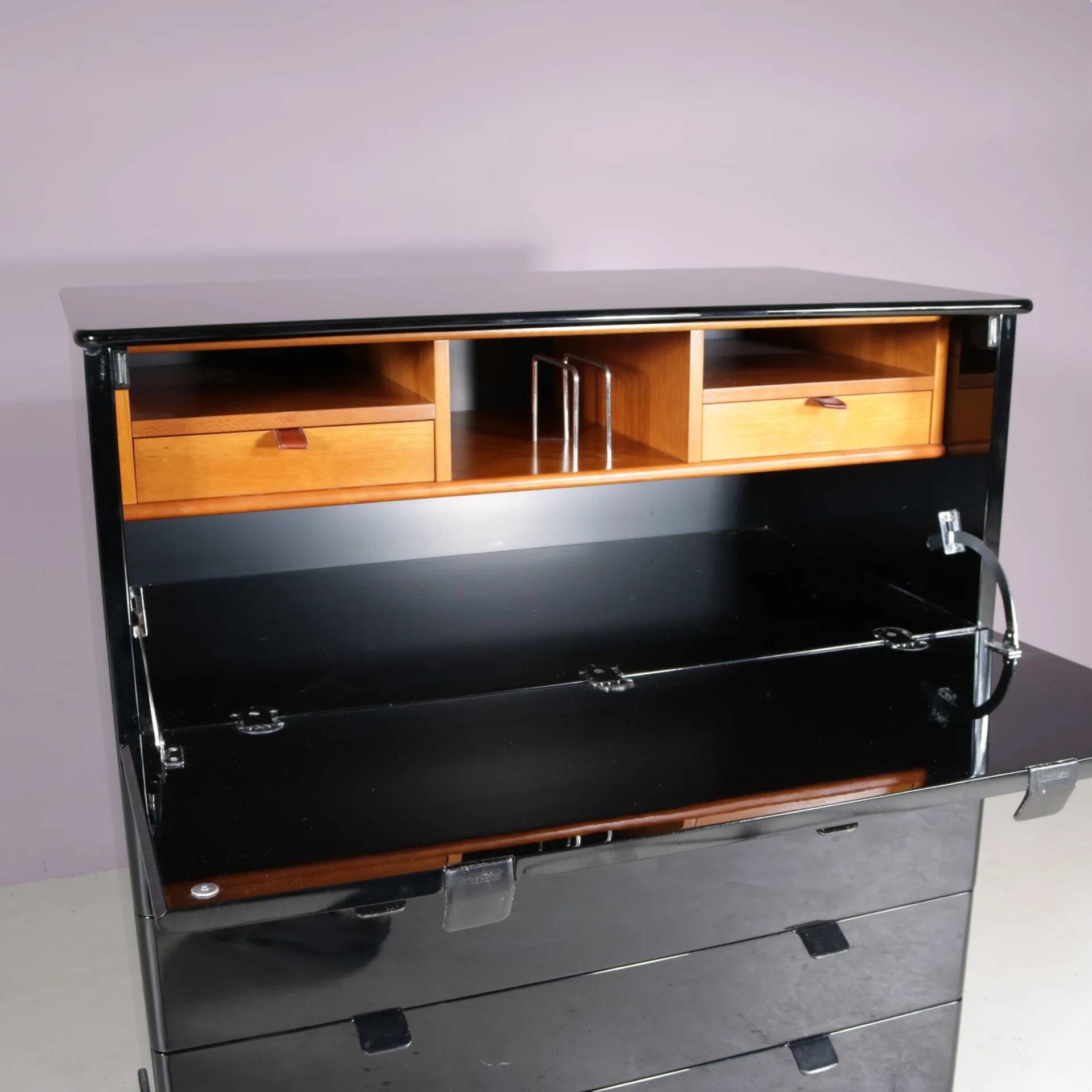 1980s Peter Maly secretary cabinet for Interlubke, Germany