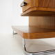 Oak mirror Czechoslovakia 1950s 167x95cm