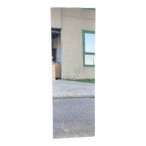 Vintage rectangular frameless mirror 50x150