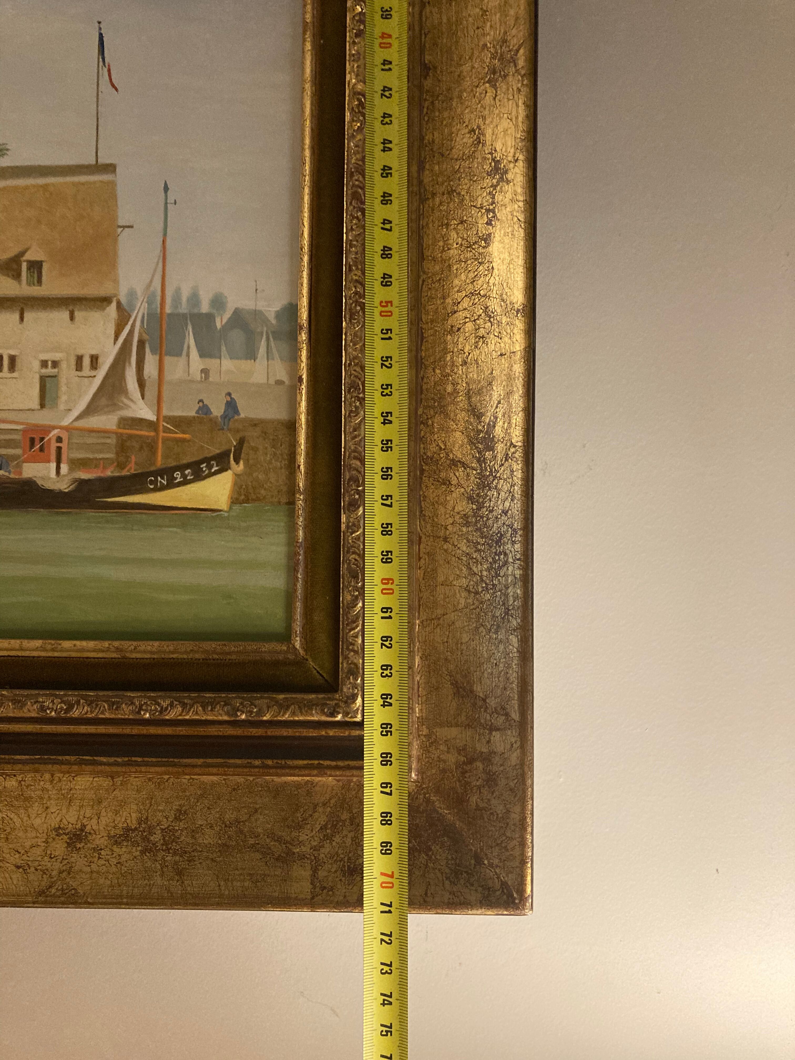 Painting by Pierre Bazire, honfleur