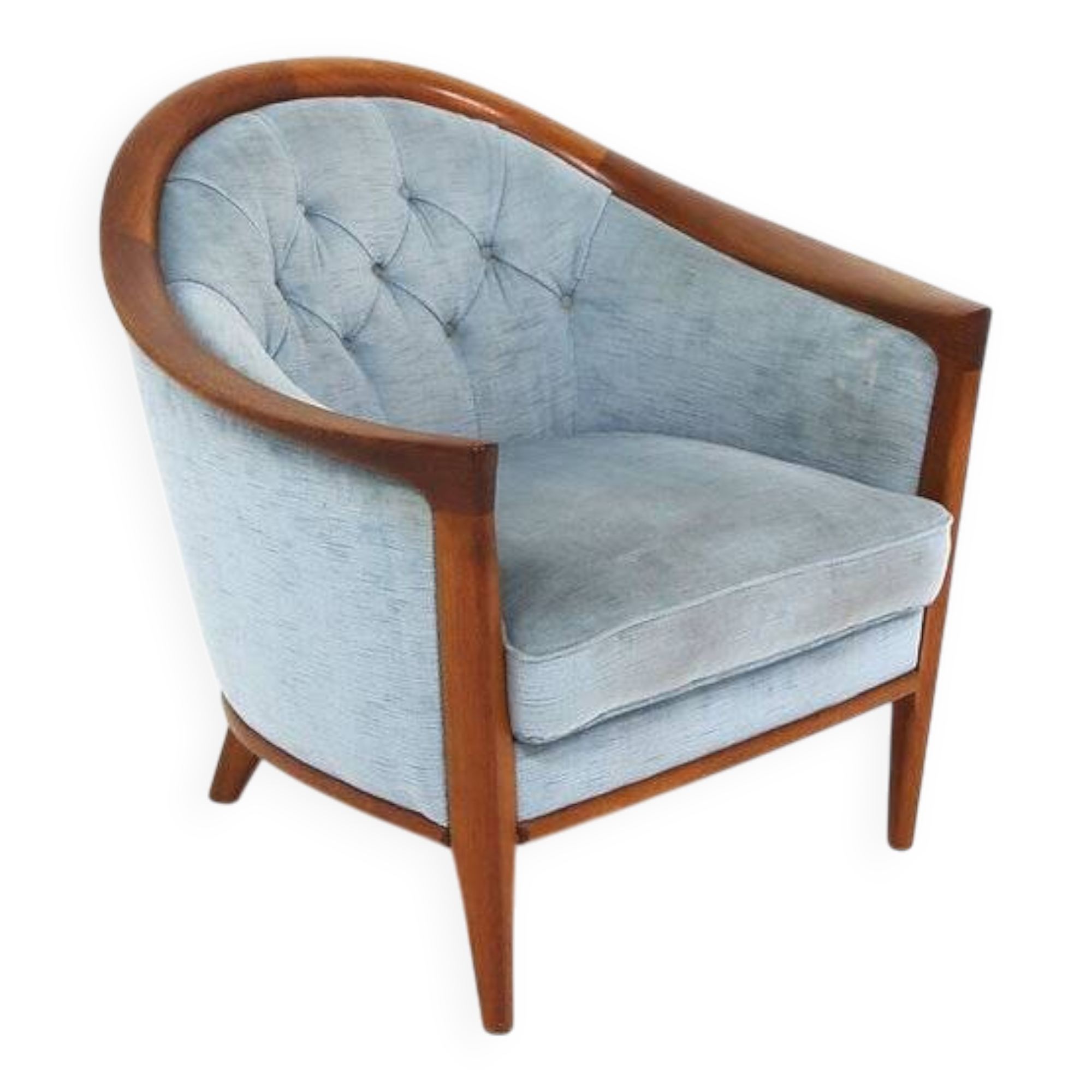 “Fabiola” velvet armchair, Bröderna Andersson, Sweden, 1960