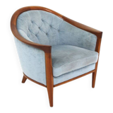 “Fabiola” velvet armchair, Bröderna Andersson, Sweden, 1960