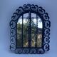 Wrought iron mirror