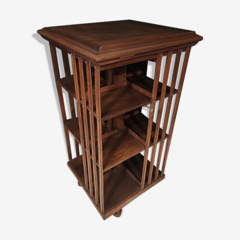 Rotating library "lectern" in walnut