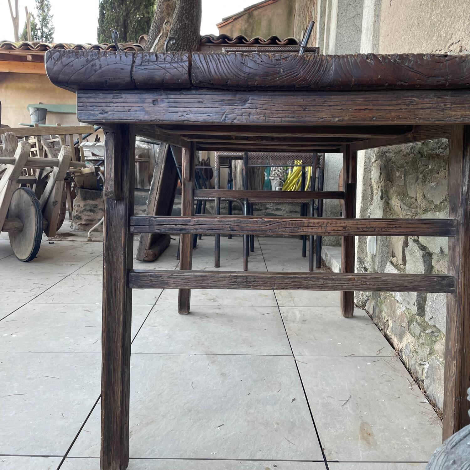 19th-century Asian console