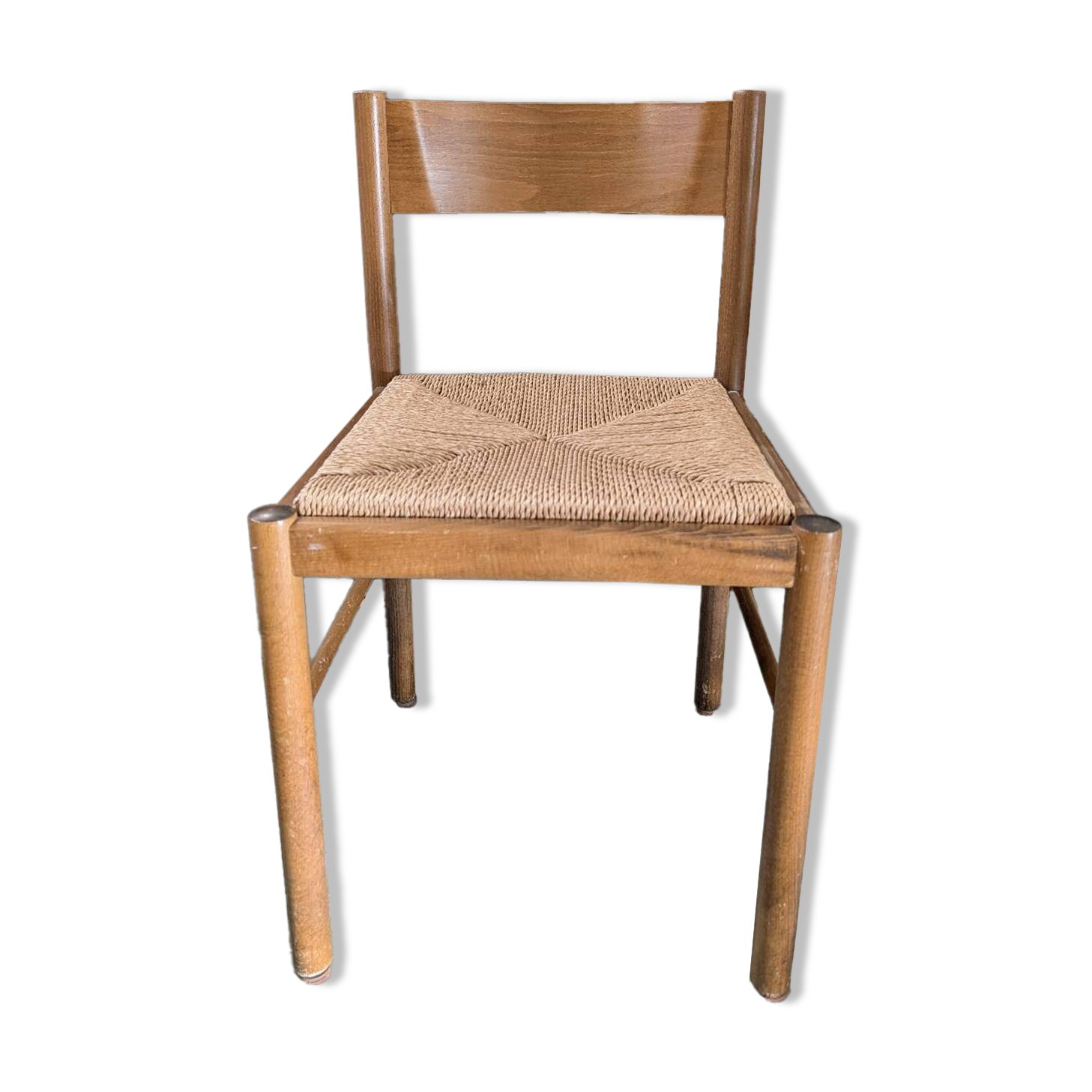 Wooden and rope chair