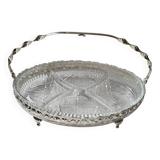 Glass compartment dish