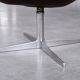 Vintage Mid-Century Modern Danish Brown Leather Swan Chair by Arne Jacobsen