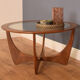 G plan fresco teak & glass astro coffee table