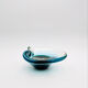 Murano Ashtray Galliano Ferro Sommerso Emerald Green 1960