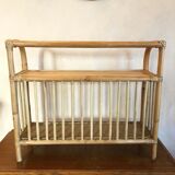 Rattan shelf