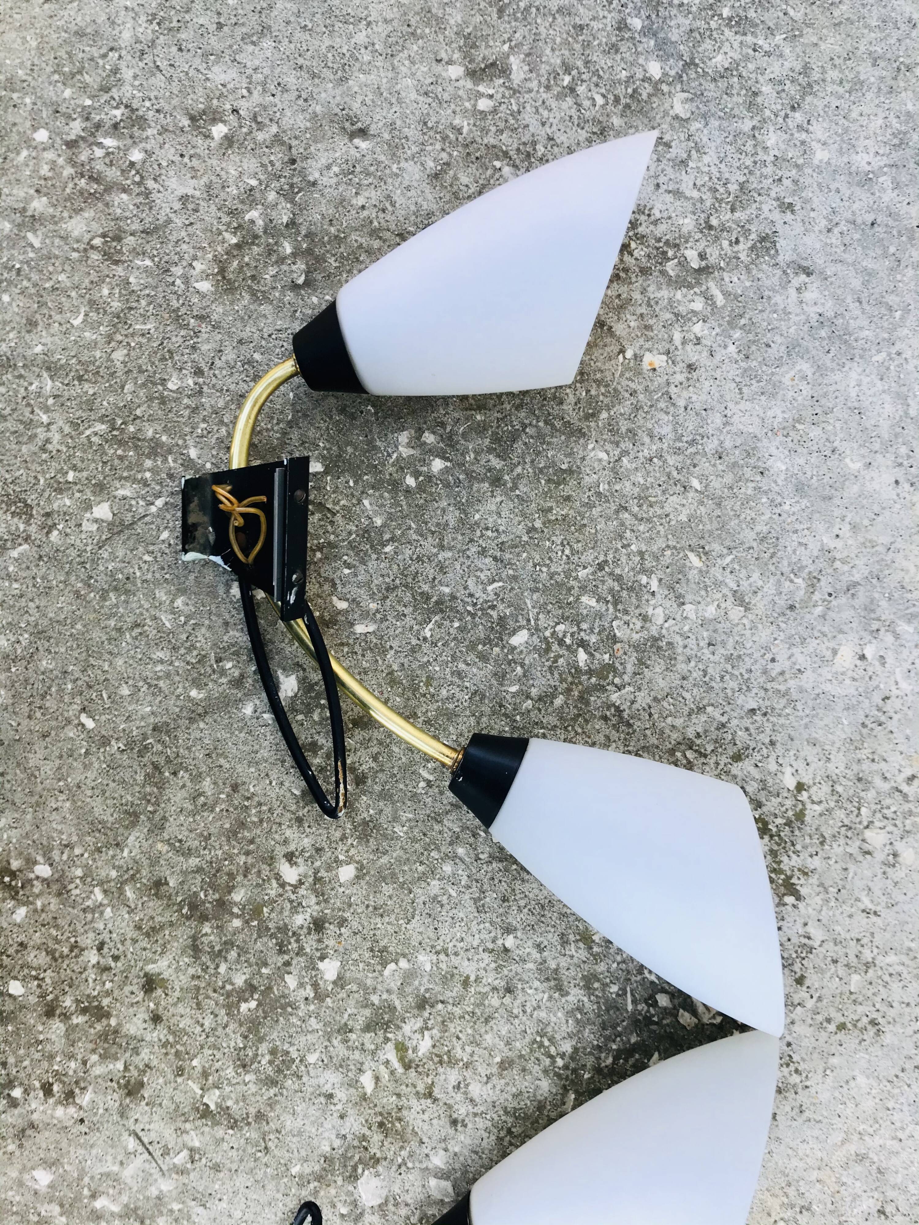 Pair of 50s wall light