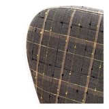 Mid-Century Franco Albini Fiorenza Graphite-blue Wool Ash Italian 1950 Armchair