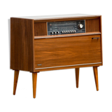 Meuble platine à vinyle scandinave vintage 1960