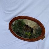 Oval mirror art deco era