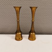 A set of beautiful candlesticks in solid brass.