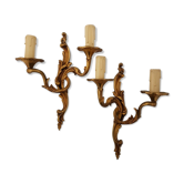 Bronze wall lamps shabby chic