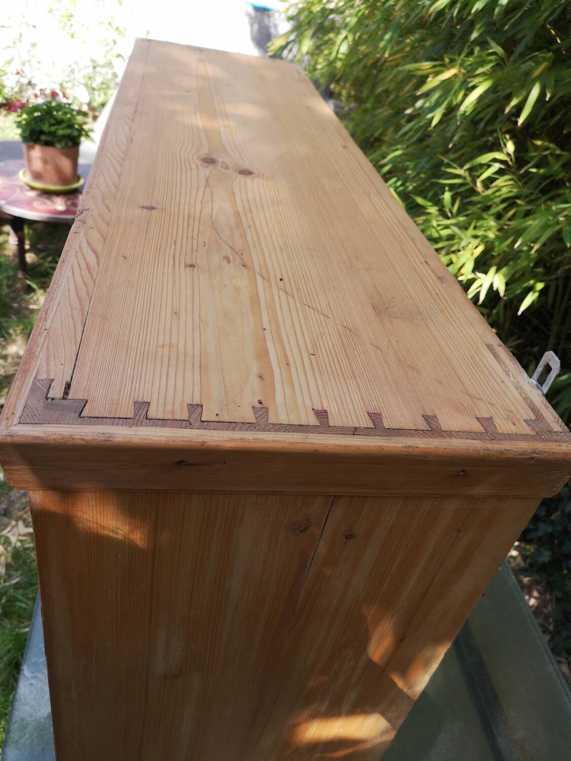 Tall unit, pine display case