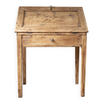 Vintage secretary desk made of solid wood.