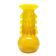 Bride vase, mid-century modern, yellow glass, designed by J. Słuczan-Orkusz, Poland, 1970s