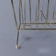 50s magazine rack in brass and scoubidou